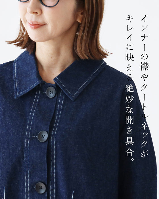 季節を繋ぐ万能デニムアウター