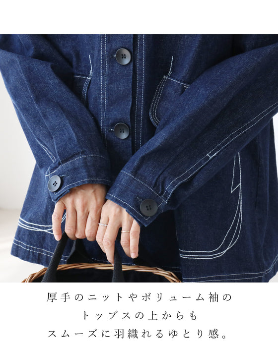 季節を繋ぐ万能デニムアウター