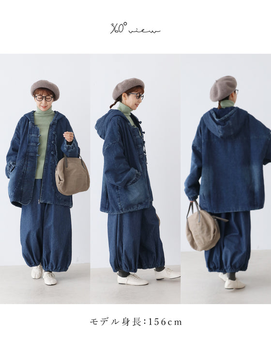 ほっこり温かい大人の個性派中綿アウター
