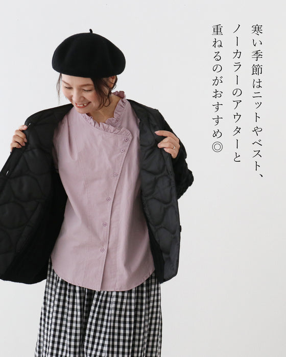 すっきり見えお洒落服ブラウス