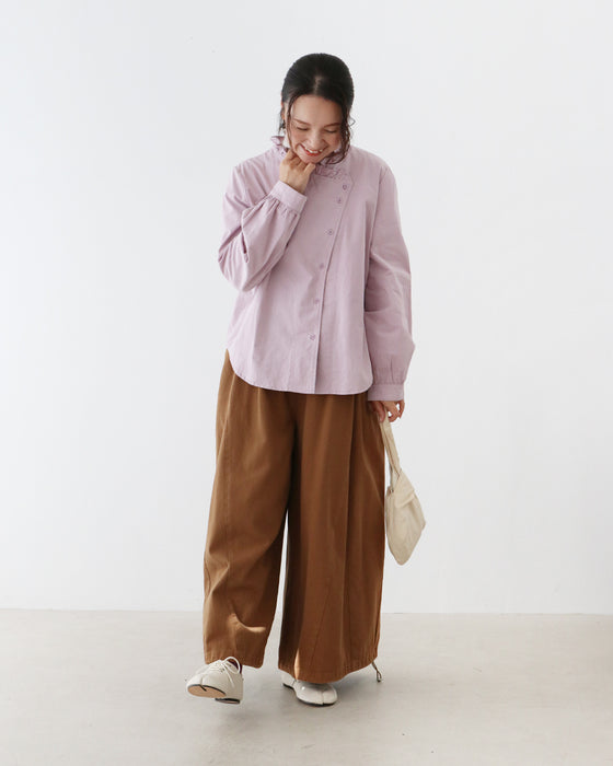 すっきり見えお洒落服ブラウス