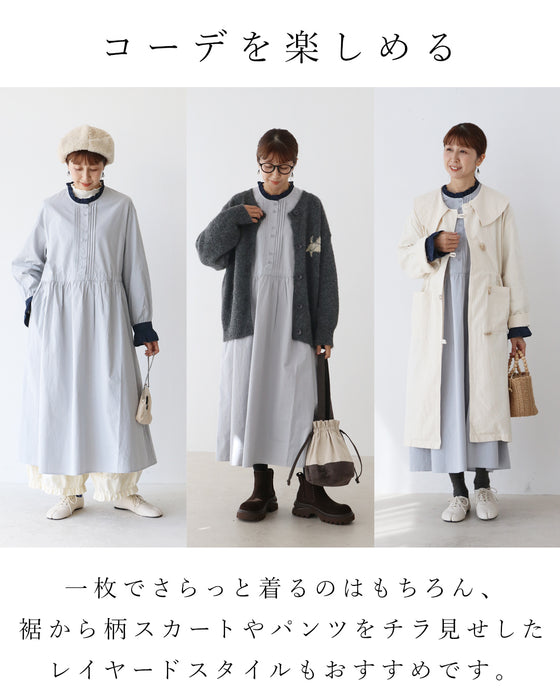 存在感を放つ惹きつけるチェック ワンピース