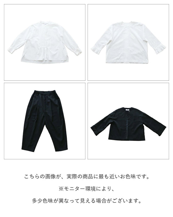 大事な日のためのコーデセット ブラウス/パンツ/ジャケット+ブローチ