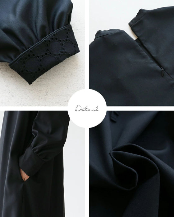 Coordination set for special occasions: Dress/Jacket 2-piece set + Free Brooch