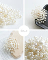 (Beige) Occasion 2-piece set [+Free brooch]
