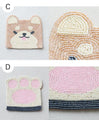【ファッション雑貨・小物】〈全4種〉あいくるしい動物たちのビーズコースター