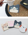 【ファッション雑貨・小物】〈全4種〉あいくるしい動物たちのビーズコースター