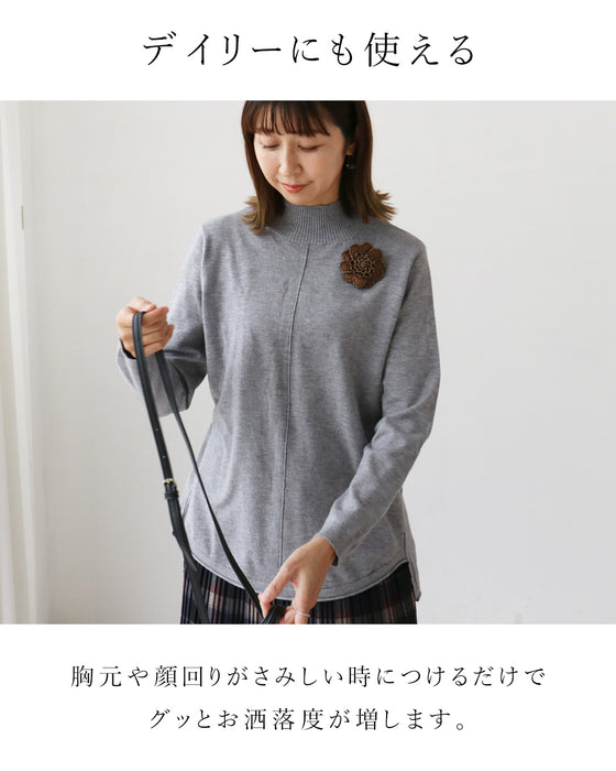 〈全4種〉傷なく華やかマグネットブローチ