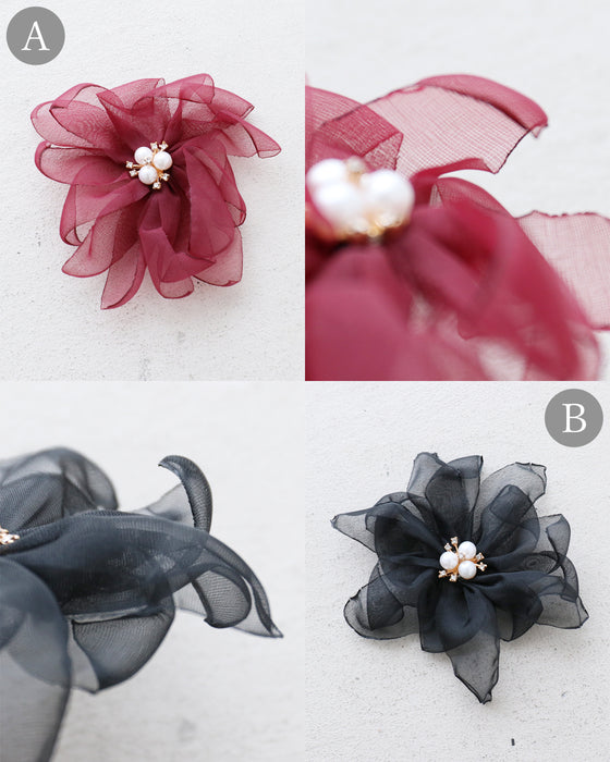 〈全4種〉傷なく華やかマグネットブローチ