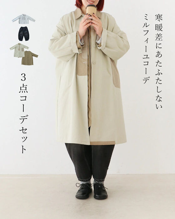 【set】SundayRINA セット買いで間違いなし！寒暖差にあたふたしないミルフィーユコーデ