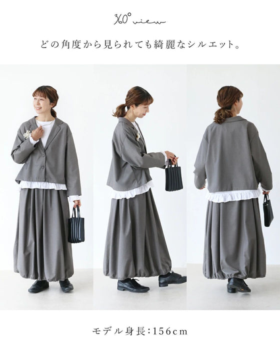 特別な日のためのコーデセット パンツ/スカート選べる3点オケージョンセット+ブローチ