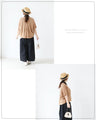 【set】Sunday服すき子 のままで完成する。さりげない配色で大人の可愛さを　ブラウスパンツ2点コーデセット