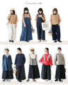 【set】Sunday服すき子 のままで完成する。さりげない配色で大人の可愛さを　ブラウスパンツ2点コーデセット