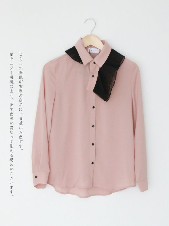 【セール商品返品交換不可】上品なゆとりをブラウスゆったり