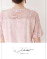 Simple and elegant blouse with full lace 