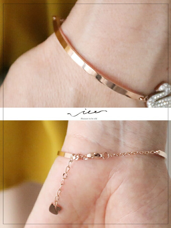 (White) Beautiful Swan Bracelet Simple