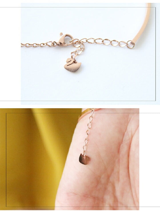 (White) Beautiful Swan Bracelet Simple
