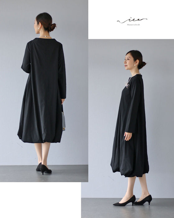original シック。黒のバルーンワンピース