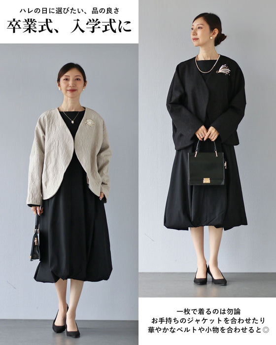original シック。黒のバルーンワンピース