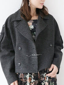  【セール商品返品交換不可】ドルマンスリーブジャケット