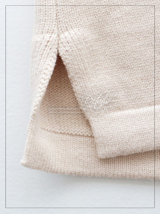 【セール商品返品交換不可】ふわっとタートルニットチュニック