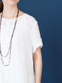 [Sale items cannot be returned or exchanged] Bumpy check dress
