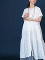 [Sale items cannot be returned or exchanged] Bumpy check dress