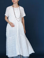 [Sale items cannot be returned or exchanged] Bumpy check dress