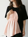 [Sale items cannot be returned or exchanged] Skillfully gathered top