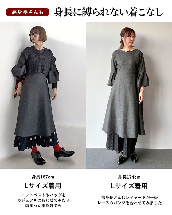 original 品良く映えるフレアワンピース