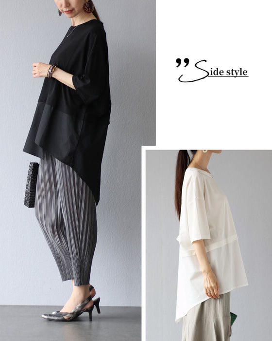 デザインに拘った異素材Tシャツ