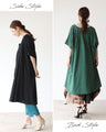 A natural and comfortable tunic dress