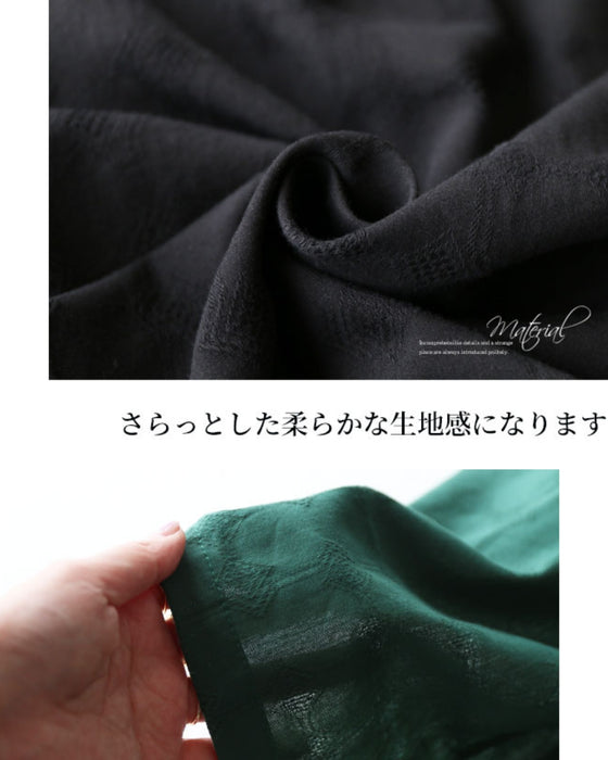 ナチュラルに心地よいチュニックワンピース