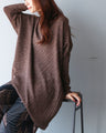 A beautiful dolman knit for adults