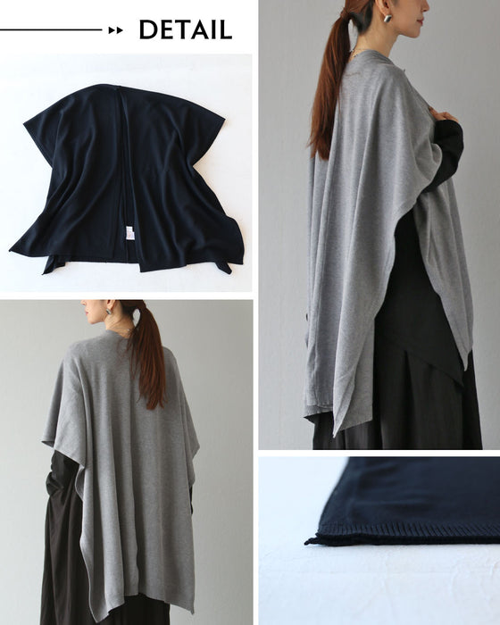 感動「落ちない」凹型ストール