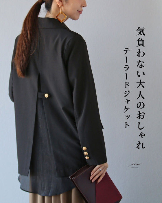 A casual, stylish tailored jacket for adults