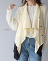 A layered, natural-looking modified gilet