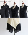 A layered, natural-looking modified gilet