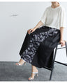 A three-dimensional tulle asymmetric skirt for an elegant and fashionable look