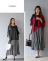 [Sale items cannot be returned or exchanged] A deformed check skirt for adults with a variety of individuality
