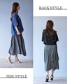 [Sale items cannot be returned or exchanged] A deformed check skirt for adults with a variety of individuality