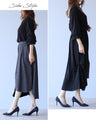 A sophisticated black x checkered skirt
