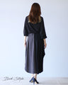 A sophisticated black x checkered skirt