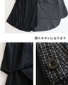 A sophisticated black x checkered skirt