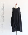 Soft black deformed beautiful tunic