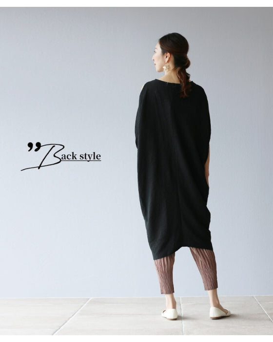 ヘルシーな肌見せ旬の大人かっこいいチュニック