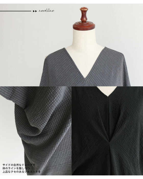 ヘルシーな肌見せ旬の大人かっこいいチュニック