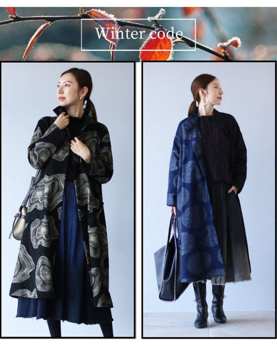 Gradient denim skirt for a sophisticated look