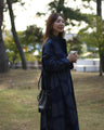 Outerwear made of different materials with striking dots