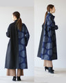 Outerwear made of different materials with striking dots